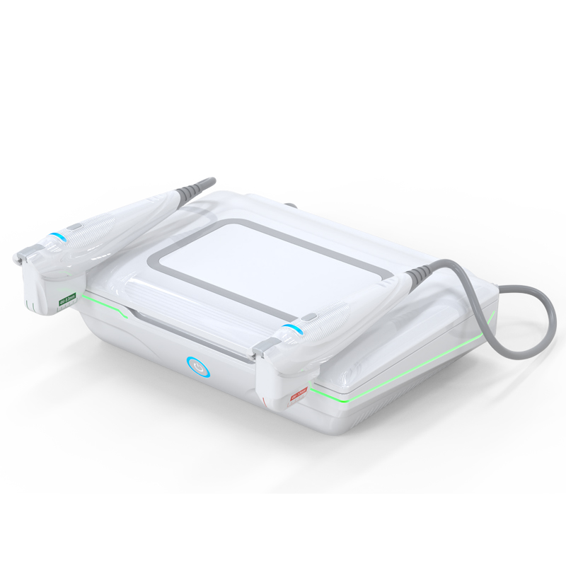 Dual Depth Single & Dual Row HIFU Machine Portable Collagen Regeneration Face Lifting Treatment Wrinkle Removal Antiaging Device