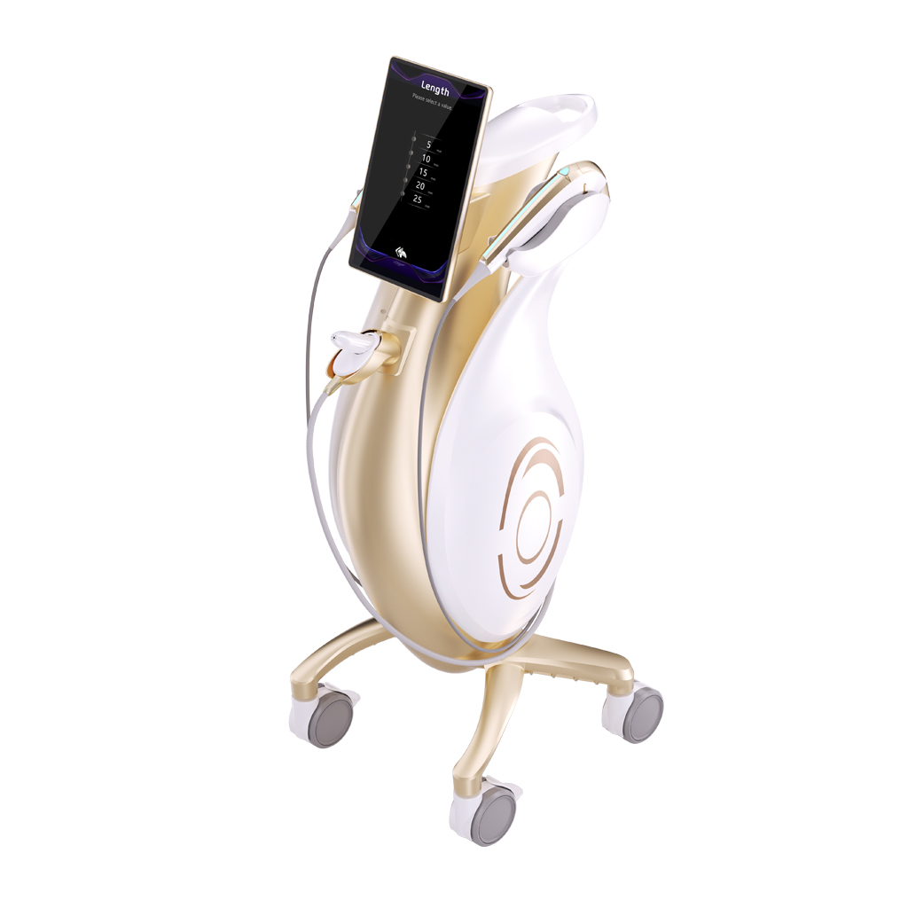  3 Handles EMS Microcurrent RF Facial Lifting HIFU Ultrasonic Facial Care Collagen Regeneration Enhances Skin Elasticity Machine