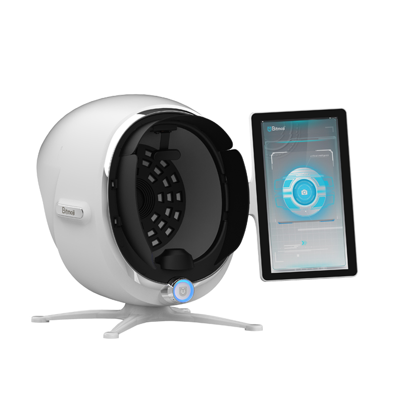 Moji Max Version AI Intelligence Skin Analysis Machine with Mirror test for 14 Skin Problems