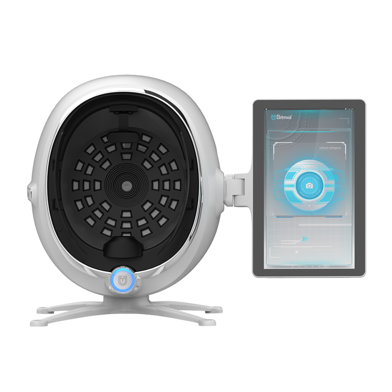 Moji Max Version AI Intelligence Skin Analysis Machine with Mirror test for 14 Skin Problems