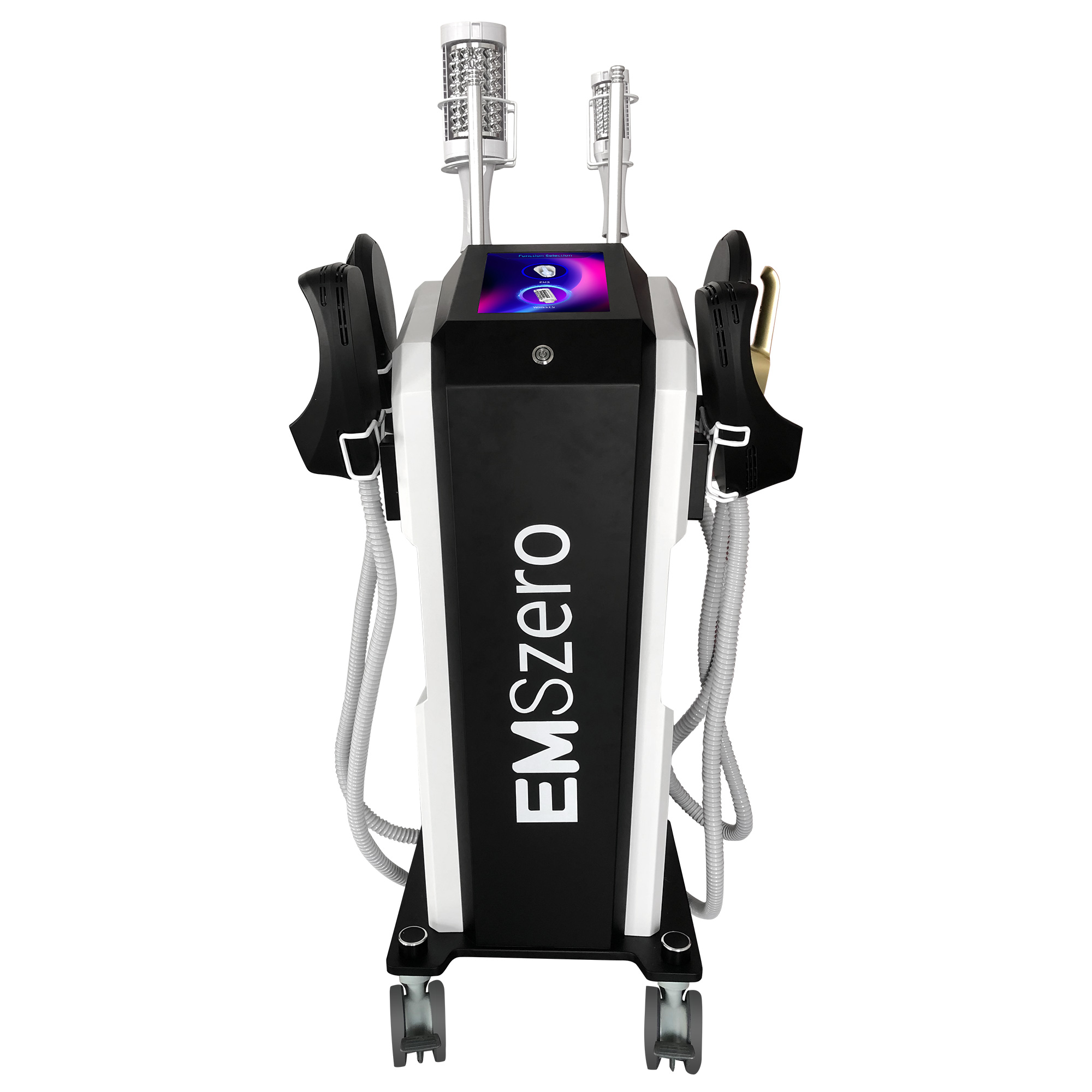 4 Handles RF Muscle Sculpt Fat +Inner Ball Roller Massage Machine