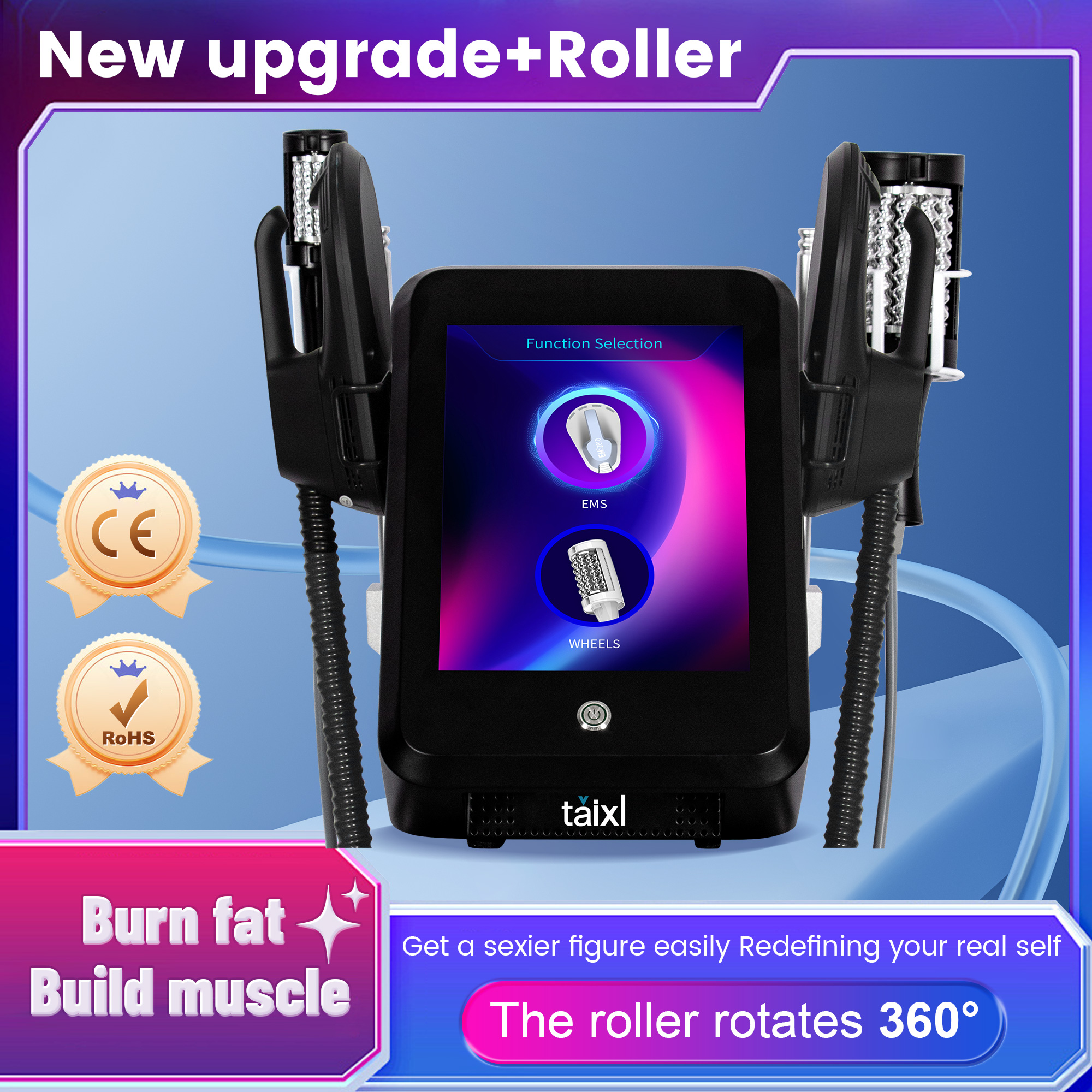 2 In 1 EMS+ Inner Ball Roller Shape Machine