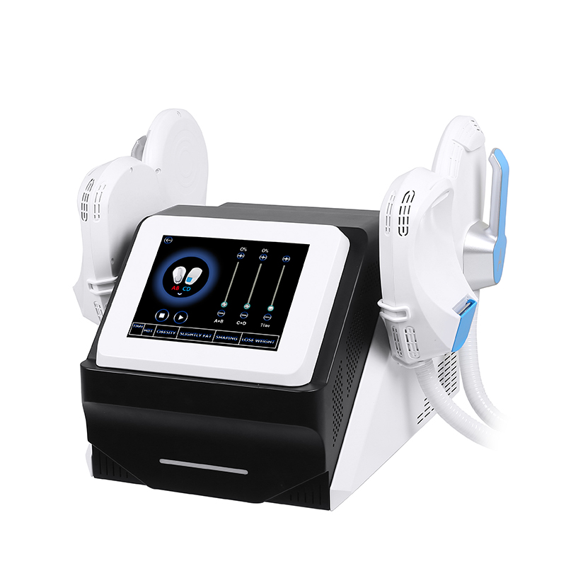 Portable EMS Muscle Stimulator RF Body Sculpting Machine With 4 EMS Handles