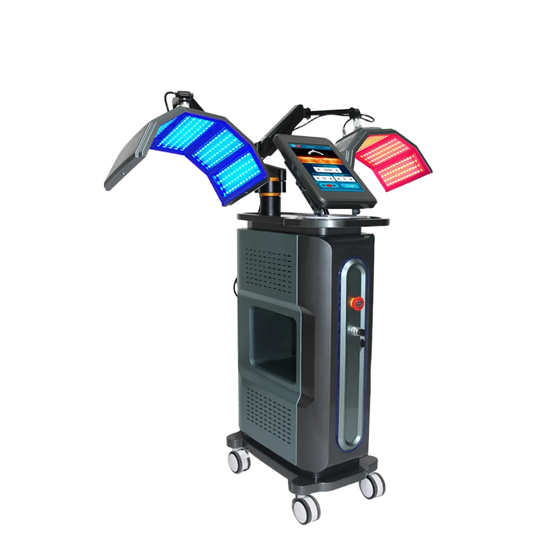 2 Lamps PDT LED Light Therapy Lamp Panel Grade Beauty Facial Machine for Acne Treatment and Whitening