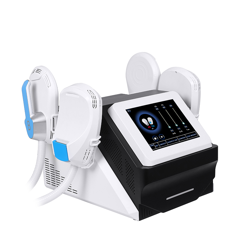 Portable EMS Muscle Stimulator RF Body Sculpting Machine With 4 EMS Handles