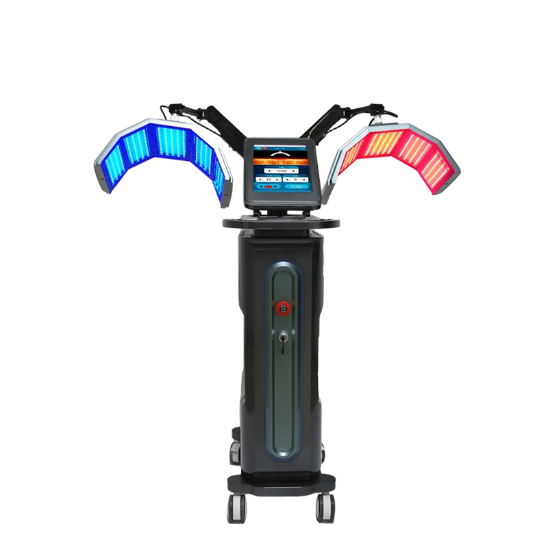 2 Lamps PDT LED Light Therapy Lamp Panel Grade Beauty Facial Machine for Acne Treatment and Whitening