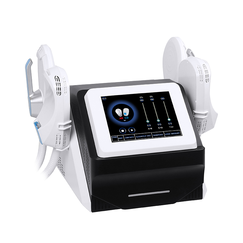 Portable EMS Muscle Stimulator RF Body Sculpting Machine With 4 EMS Handles
