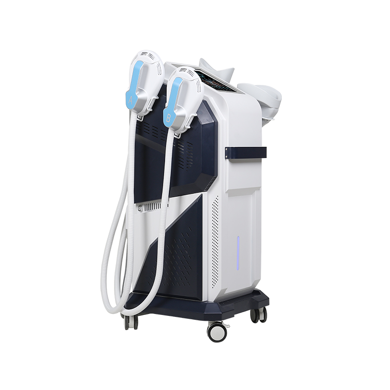2 in 1 Vertical Cryo Therapy Fat Freezing Machine EMS Muscle Building Muscle Sculpting Machine