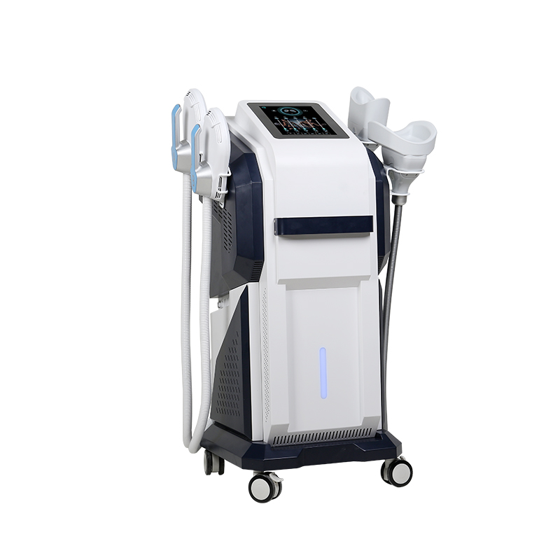 2 in 1 Vertical Cryo Therapy Fat Freezing Machine EMS Muscle Building Muscle Sculpting Machine