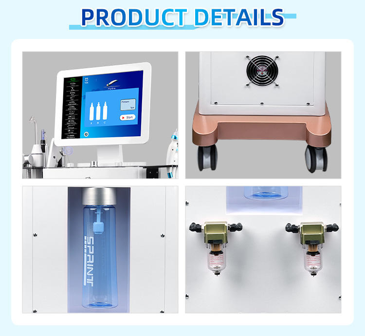 Professional 14 in 1 Skin Tightening Rejuvenation Hydra Beauty Facial Machine